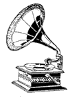 Grammophon aus dem Schnippelbuch