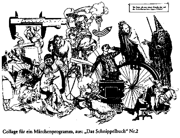 Aus dem Schnippelbuch im Fundevogel