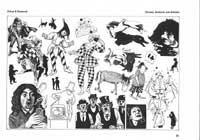 Clowns, Zauberer, Artisten, Harlekin, Narr, Maske